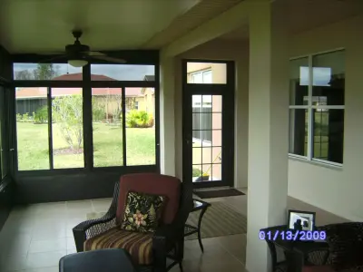 Interior Seating Space for Sunroom — Deck Building & Repair project by Major League Aluminum, Inc.