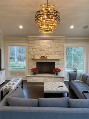 Atlanta Porch & Patio's Gorgeous Fireplace Sunroom — Deck Building & Repair project by Atlanta Porch & Patio