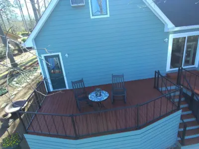 Multi-Tier Deck Expansion on Lake Murray, SC by Archadeck Of Central South Carolina