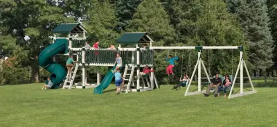 Playground Swing Bundles — Deck Building & Repair project by Hometown Sheds Boiling Springs