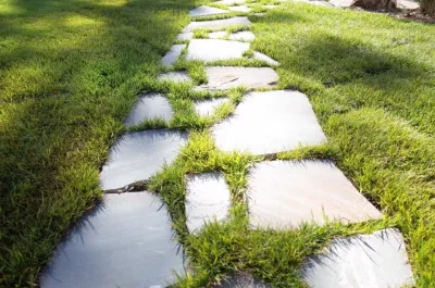 Flagstone Pathways — Landscape Construction project by Precision Landscape Management