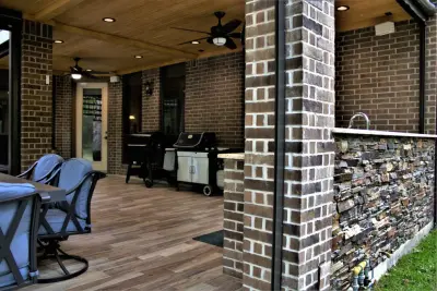 Paved Tile Patios by The Deck & Patio Company