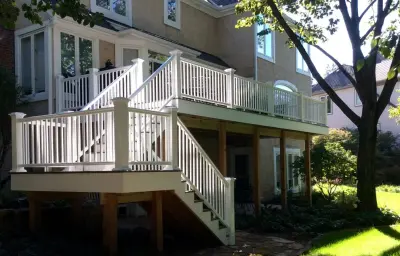 Composite Railings and Decks with PVC and Capped Materials — Deck Building & Repair project by Deck & Rail Supply