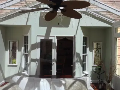 Serene luminous and airy environment by New England Sunrooms & Conservatories, Inc.