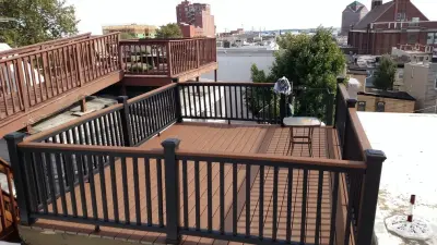 Trex Composite Deck Railing System — Deck Building & Repair project by DecksDirect