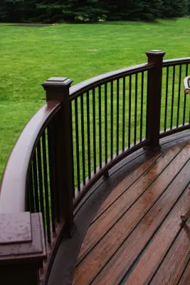 Curved Trex Deck in Richboro — Deck Building & Repair project by Miles Deck Construction