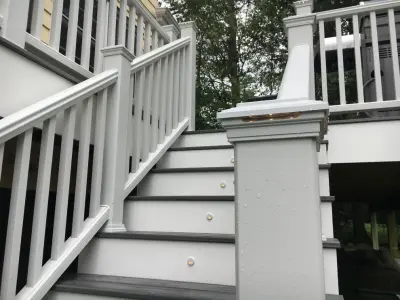 Trex decking and illumination — Deck Building & Repair project by Deck Phenom