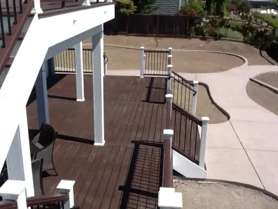 TREX FLOORING AND RAILINGS — Deck Building & Repair project by Deome 2 Builders Inc