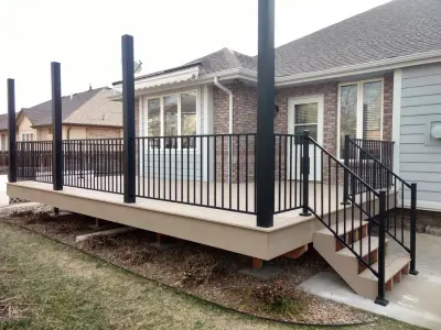 Trex Decking and RDI Railings — Deck Building & Repair project by On Target Carpentry
