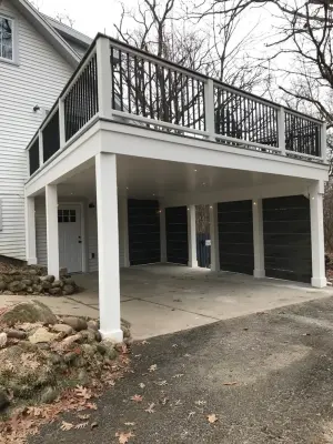 Trex Deck and Carport — Deck Building & Repair project by Inspired Decks LLC