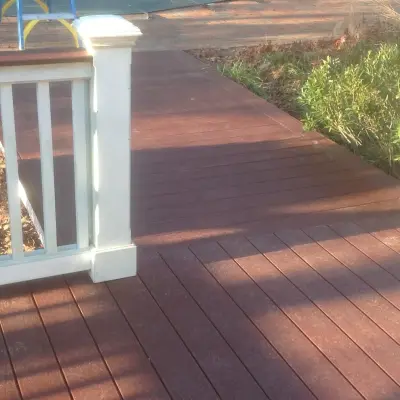 TREX Decking - Mahogany by The Deck Guy