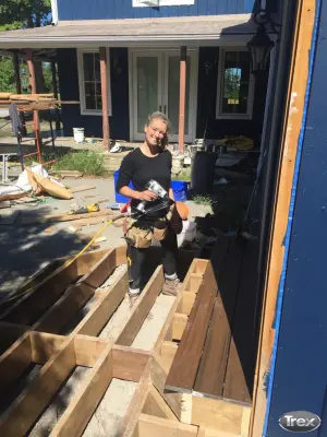 Trexpert Kate Campbell's Deck Construction — Deck Building & Repair project by Trex Company INC