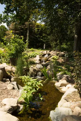 Town of Middlebury Krider Worlds Fair Garden — Landscape Construction project by Premiere Aquascapes in Middlebury