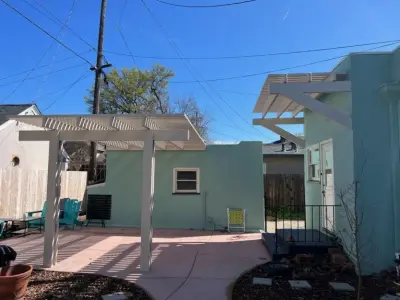 Ultra Lattice with Awning — Deck Building & Repair project by SC Construction