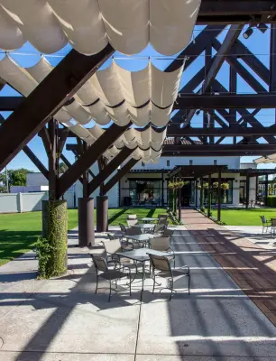 US Navy Selects Infinity Canopy for Their Impressive Pergola Covering by Infinity Canopy