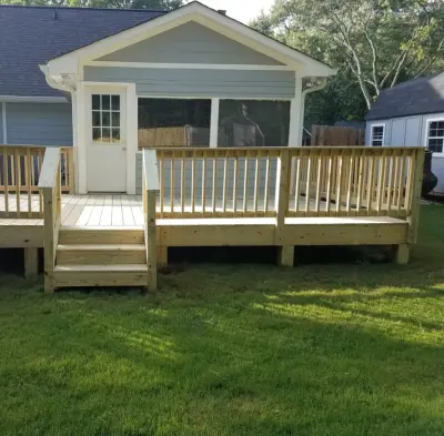 Deck Construction — Deck Building & Repair project by Valdez Landscaping & Fencing