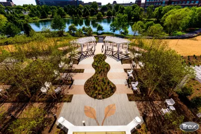Healing Garden at Valley Health Cancer Center — Deck Building & Repair project by Trex Company INC