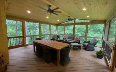 Vestavia AL Large Screened Porch and Deck Combination by Archadeck Of Birmingham