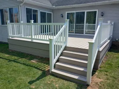 Fresh Vinyl Decks — Deck Building & Repair project by Four Seasons Custom Decks & Fences