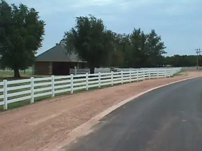 Vinyl Fencing Solutions - Privacy, Picket, Ranch Rail — Deck Building & Repair project by Midland Vinyl Products
