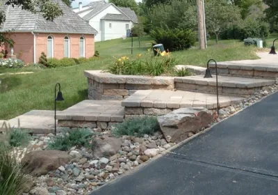 Bridge/Steps — Landscape Construction project by Prestige One Landscaping