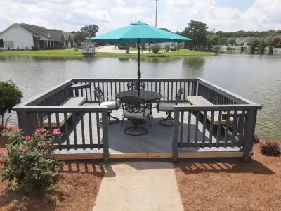 Eagles Landing Waterfront Deck Enhancement in Centerville, GA — Deck Building & Repair project by Archadeck Of Central GA