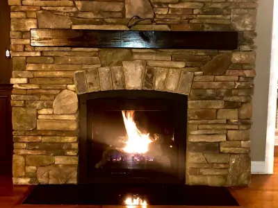 Waxhaw Bespoke Indoor Fireplace — Deck Building & Repair project by Queen City Fireplace & Outdoor Living