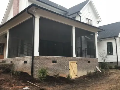 Porch of Waxhaw Marvin — Deck Building & Repair project by Screen Squad, Inc.