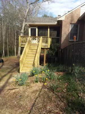 Wesleyan Woods Screened Porch and Deck Combination in Macon, GA — Deck Building & Repair project by Archadeck Of Central GA