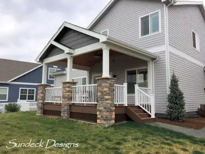 Windsor terrace and roofing — Deck Building & Repair project by Sundeck Designs LLC