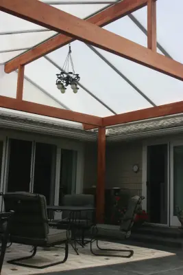 Laminated Wood Beam — Deck Building & Repair project by American Patio Covers