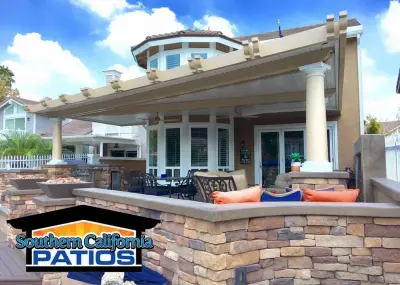 Alumawood Patio Cover in Yorba Linda, CA — Deck Building & Repair project by Southern California Patios