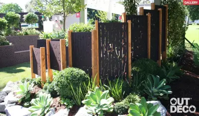 Outdoor Decorative Garden Panel — Outdoor Lighting Installation project by Firefly Outdoor Supply