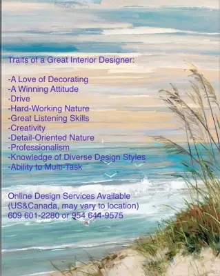 Virtual Interior Design Services — Interior Design & Decorating project by By The Sea Home Decor