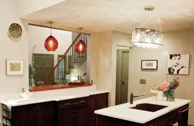 Open Plan Living Room and Kitchen — Interior Design & Decorating project by Starlily Design Studio LLC