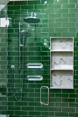 Contemporary Organic Master Bath — Interior Design & Decorating project by Emily Roose Interiors
