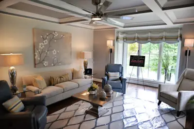 Transitional Style Formal Living Room 2016 — Interior Design & Decorating project by Lisa Lynn Designs Home Store & Design Studio