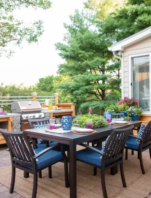 Alfresco Cooking Space — Interior Design & Decorating project by DeGoey Designs