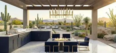 Traditional Living Room in Paradise Valley — Interior Design & Decorating project by Park Avenue Design, Inc