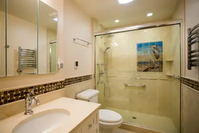 Philadelphia Master Bathroom and Hall Bathroom Renovation — Interior Design & Decorating project by BlcINTERIORS