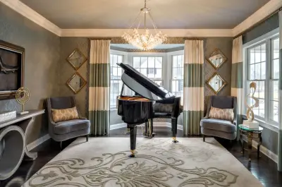 Piano Space — Interior Design & Decorating project by Staging Spaces And Design