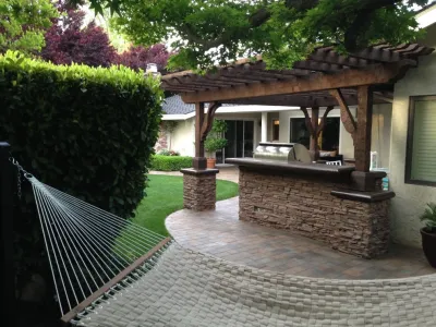 American River Backyard by Professional Image Landscaping