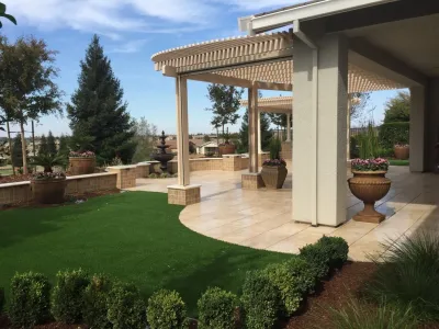 Lincoln Front Yard & Backyard Makeover by Professional Image Landscaping