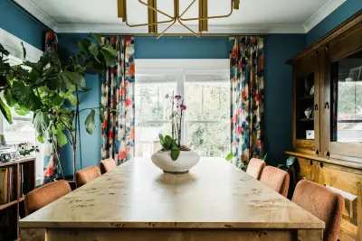 Midwood Plaza Dining Area — Interior Design & Decorating project by Bohemian Bungalow Design, LLC