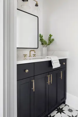 Powder Room — Interior Design & Decorating project by Color Zen