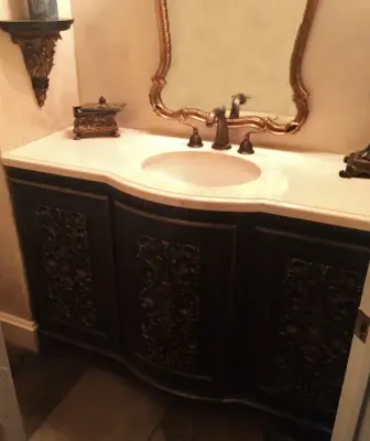 Powder Rooms — Interior Design & Decorating project by Interior Design Concepts