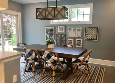 Cozy Dining Power Clash — Interior Design & Decorating project by JSE Interiors