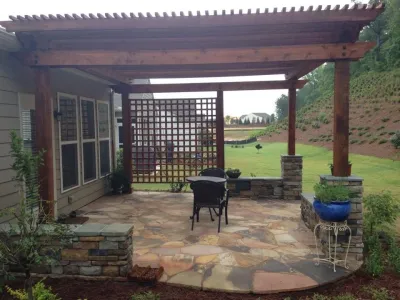 Cederholm Patio — Landscape Construction project by Providence Landscaping, LLC