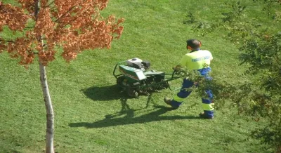 Lawn Aeration — Landscape Construction project by Prunin Arboriculture & Landscape