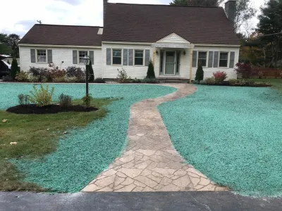 Front Yard Landscapes & Driveways — Landscape Construction project by Pure Perfection Landscape And Services Inc in Queensbury